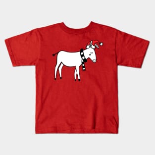 Christmas donkey Kids T-Shirt